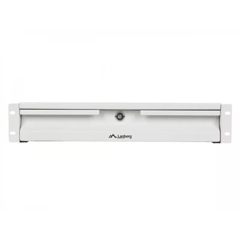 CAJÓN PARA RACK 19 2U 360MM GRIS LANBERG (2U/483X360MM CAPACIDAD DE CARGA HASTA 90KG, MONTAJE DE 4 PUNTOS)