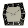 Reloj de pared NeXtime 8128zw Hexagon, 43x43 cm, blanco