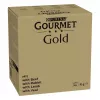 Purina Gourmet Gold mousse, surtido de 4 sabores, comida húmeda para gatos, 96 x 85 g