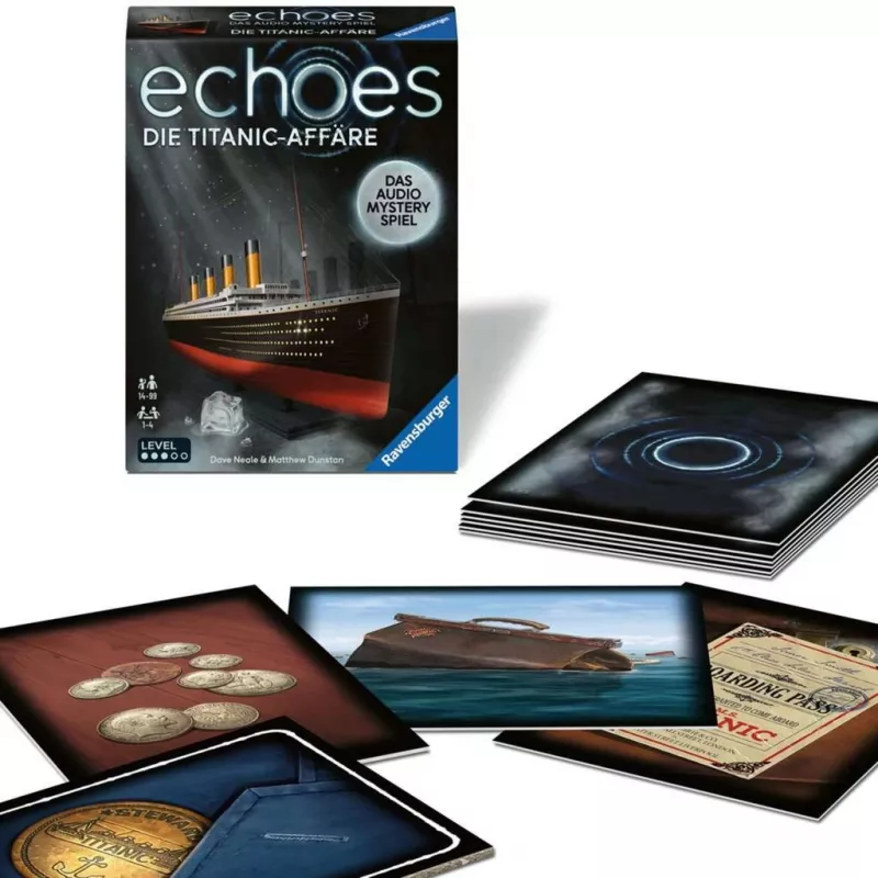 echoes Die Titanic Affair, juego familiar