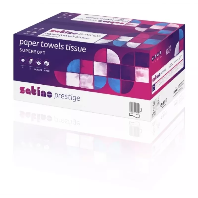Papel de limpieza de manos Wepa LPCB2200S, 200 hojas, 20,6 x 24, celulosa, (15 unidades)