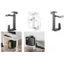 LogiLink soporte para PC para montaje bajo el escritorio o en pared, negro (EO0073)