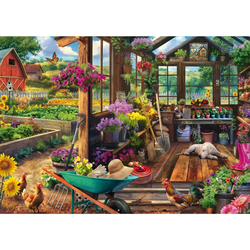 Jeff Haynie: Gartenhaus, puzzle 1000 piezas