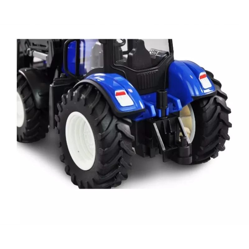 Amewi tractor de juguete con rastrillo giratorio motor eléctrico 1:24