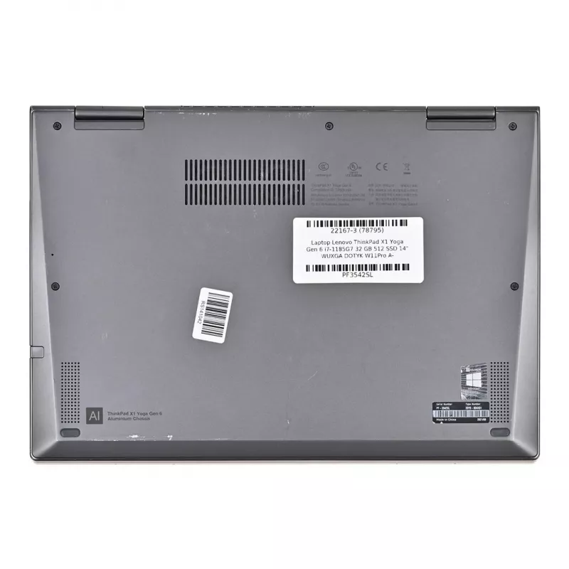 LENOVO ThinkPad X1 Yoga Gen.6 i7-1185G7 32GB 512GB SSD 14 WUXGA(Táctil) Win11pro USADO US QWERTY Reacondicionado