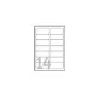 Avery Zweckform Avery - blanco - 99,1 x 38,1 mm 1400 etiquetas (100 hojas x 14)