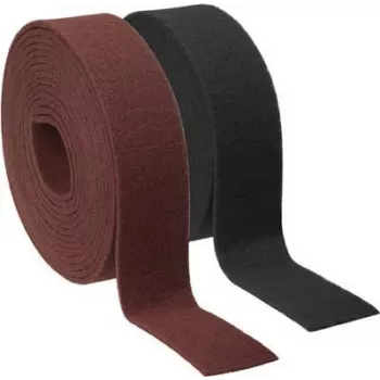 Rollo abrasivo de fibra 3M 7100182470, 115 mm x 10 m, rojo, A fino/medio
