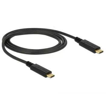 Cable USB DeLOCK 85531 USB 3.2 Gen 2 1 m USB C negro