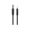 Goobay | Cable de carga y sincronización USB-C (USB-A > USB-C) | 38675 | Negro | RJ-45 | RJ-45 90°