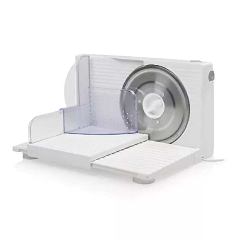 Cortadora eléctrica universal Tristar EM-2098 150 W blanca, grosor de corte 1,5 cm