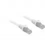 Cable de conexión RJ45 Cat.6a SFTP (blanco, 25 cm, LSOH (libre de halógenos))