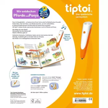 tiptoi Wieso? Weshalb? Warum? Wir entdecken Pferde und Ponys, libro educativo