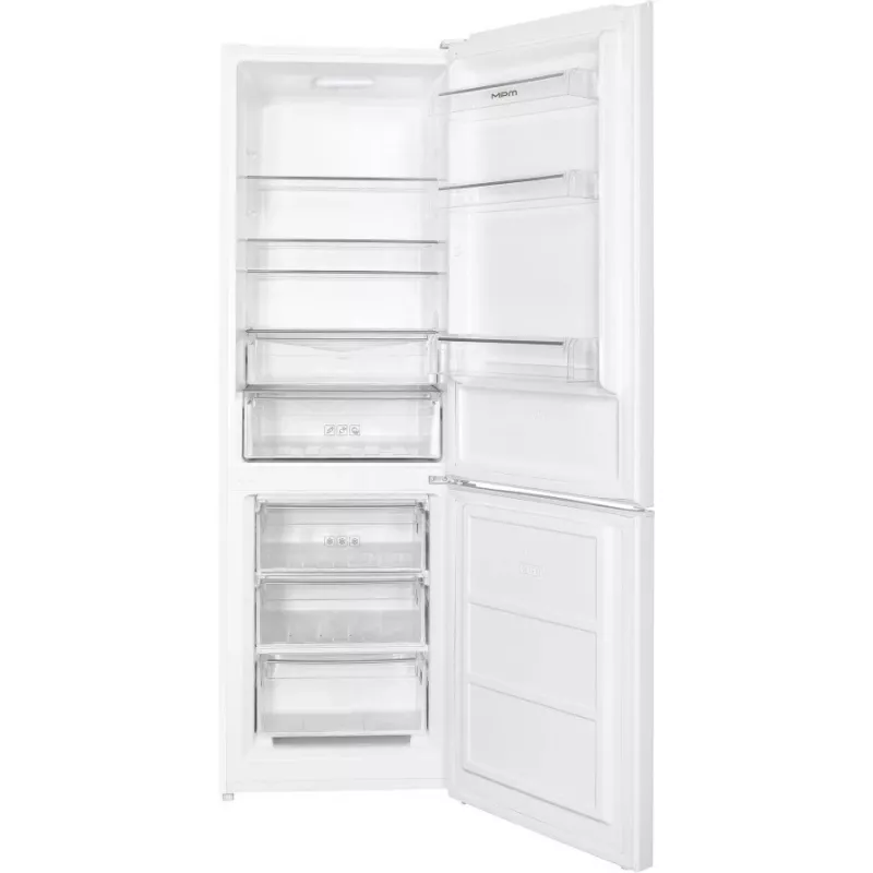 Frigorífico con congelador abajo MPM MPM-323-KB-46 — 324 L, blanco, 1850×600×600 mm, clase de eficiencia energética E