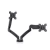 Soporte de mesa con pistón de gas para 2 LED / LCD de 13-27 pulgadas L-13GD