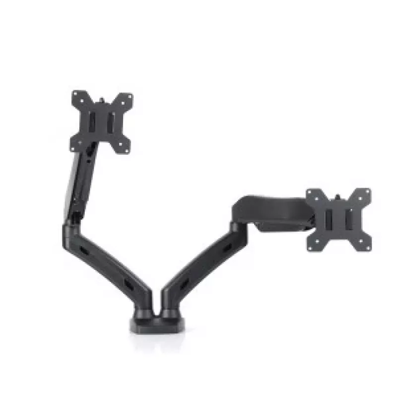 Soporte de mesa con pistón de gas para 2 LED / LCD de 13-27 pulgadas L-13GD