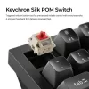Teclado mecánico 75% Keychron Q1 Ultra 8K – USB + RF inalámbrico + Bluetooth, RGB, negro