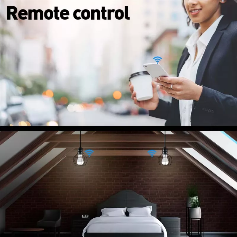 Lámpara Smart WiFi Tellur TLL331341 9W RGB regulable — LED RGB Wi‑Fi 9W, regulable