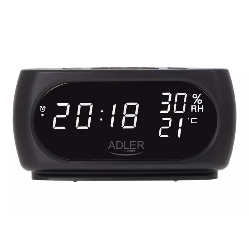 Adler AD 1186 despertador digital negro