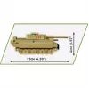 Set de construcción Cobi Tiger I 131 — 144 piezas, edad recomendada 6+, verde