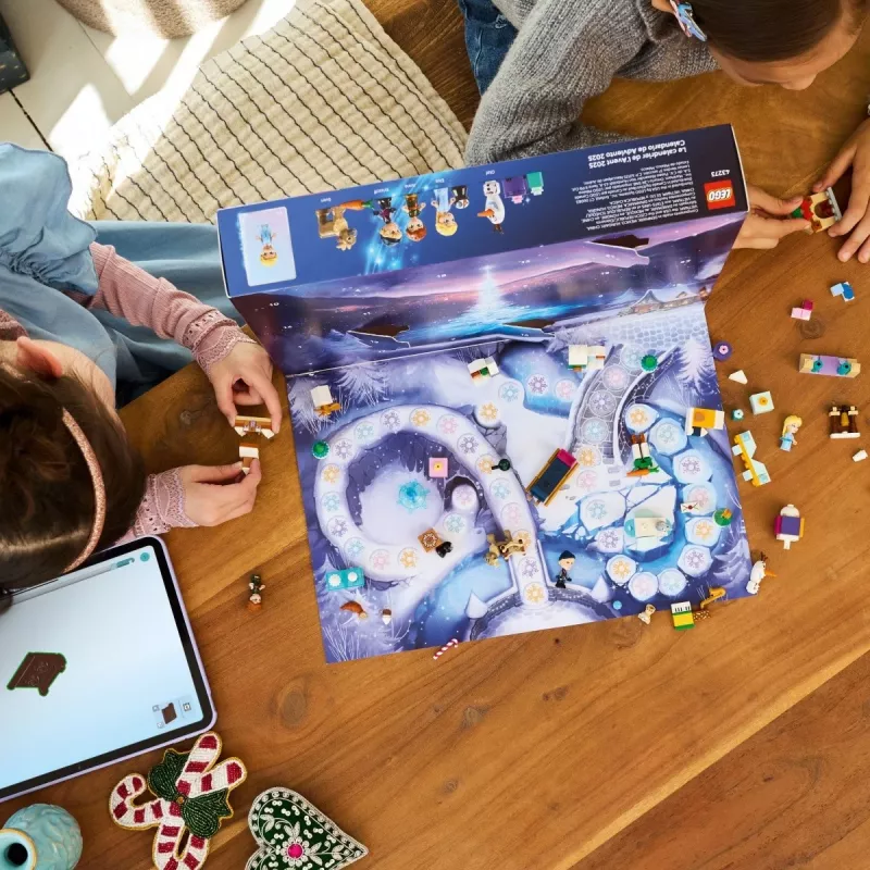 Juguete de construcción LEGO Disney Frozen calendario de adviento 2025 Set 43273 — 231 piezas, 4 minifiguras, edad 5+