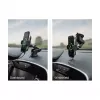 Soporte activo para coche DELOCK 66939 para teléfonos móviles — soporte con ventosa, negro/gris, compatible con carga inalámbrica