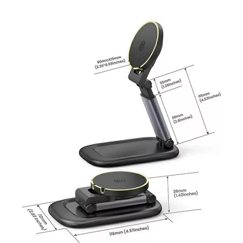 Soporte magnético SODI BM-310 negro MagSafe para dispositivos móviles