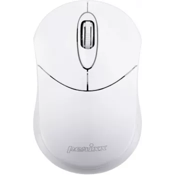 Perixx PERIMICE-802W, ratón Bluetooth para PC y tablet, inalámbrico, blanco