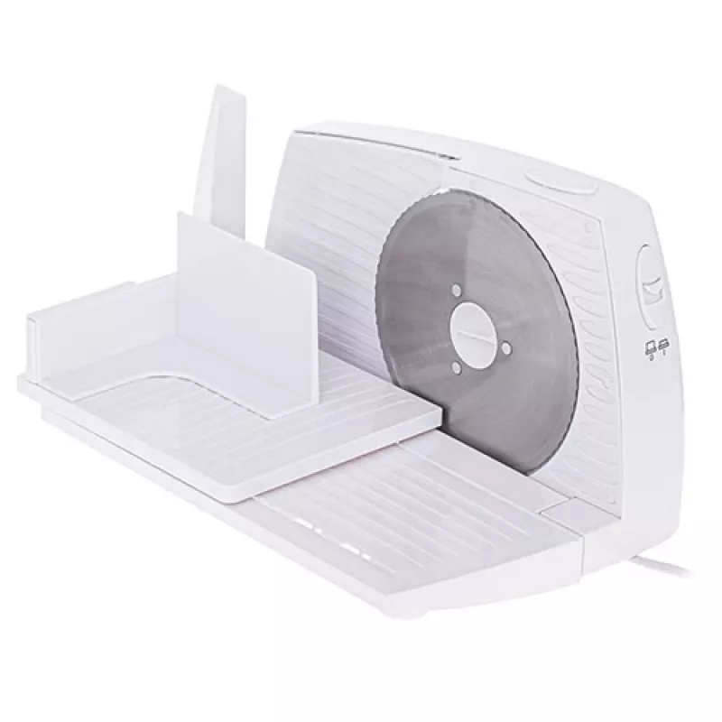 Cortadora de fiambre Adler AD 4703 eléctrica 150 W blanca plástico