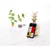 Funda para smartphone iKins para iPhone 11 Pro Mondrian negra — funda protectora, carcasa rígida, aberturas precisas