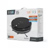Robot aspirador TEESA Smart VAC 2 — redondo, negro, potencia de succión 1000 Pa, batería Li 9,6 V/2000 mAh, depósito de polvo 0,2 l, WLAN, retorno automático