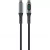 Cable USB 4smarts 541438 USB4 Gen 2x2 1,5 m USB-C negro gris