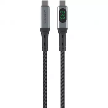 Cable USB 4smarts 541438 USB4 Gen 2x2 1,5 m USB-C negro gris