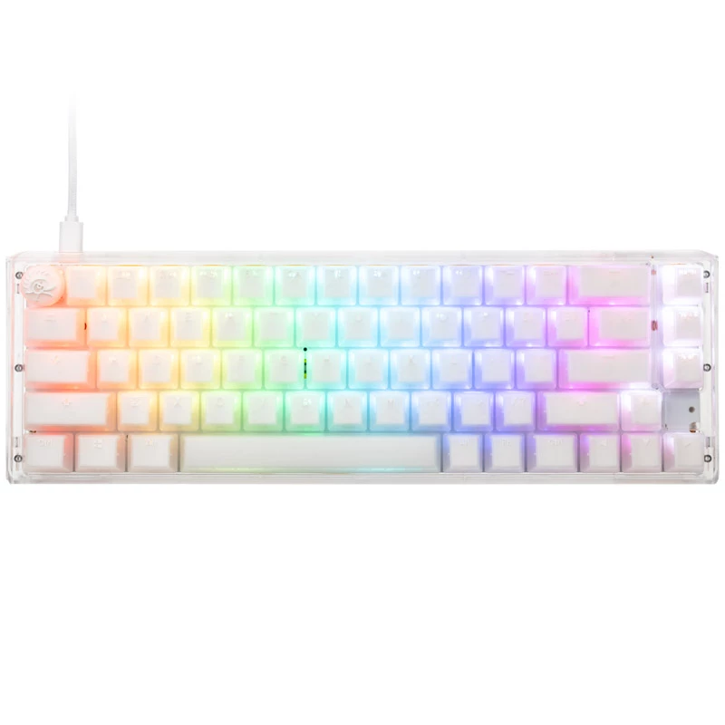 Teclado gaming Ducky One 3 Aura White SF USB QWERTY US International