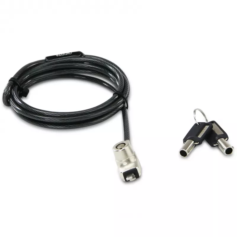 DICOTA BASE XX Candado de cable con cuña para portátil antracita 1,5 m