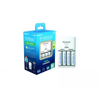 Cargador de baterías PANASONIC Eneloop Basic BQ-CC51 + 4x AA 2000 mAh (K-KJ51MCD40E)