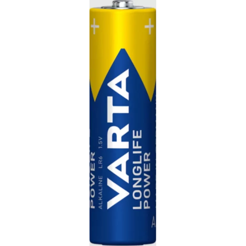 Pila alcalina AA Varta LONGLIFE Power High Energy — pack de 12