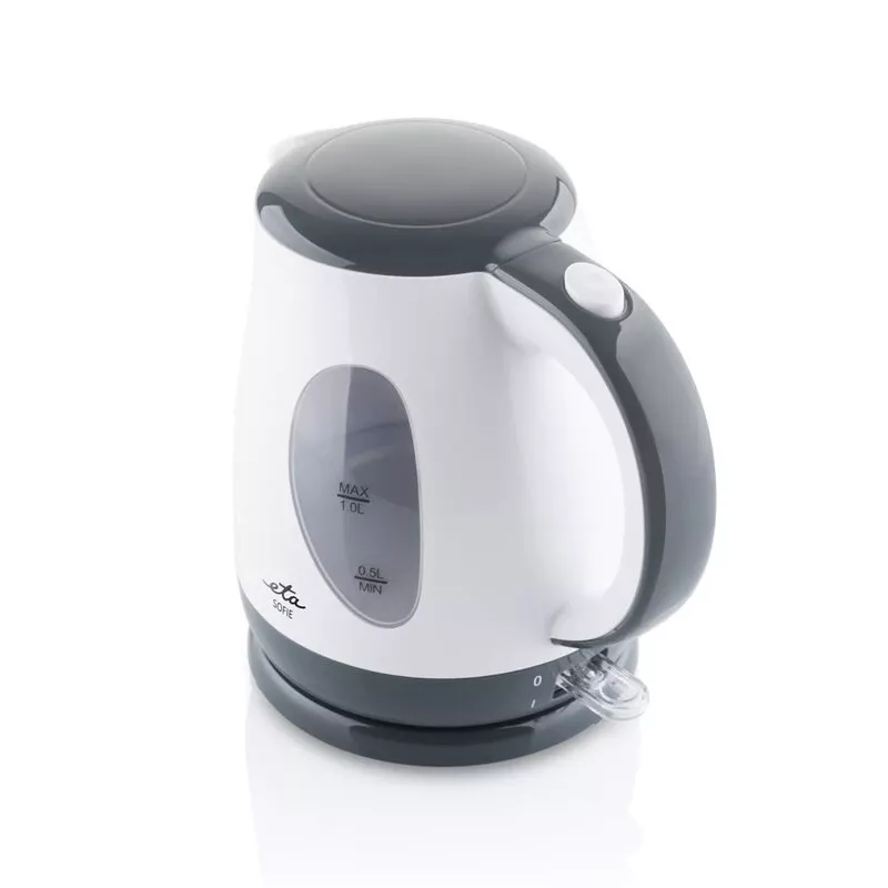 Hervidor de agua ETA Sofie 1 l 2200 W, plástico blanco, base 360°