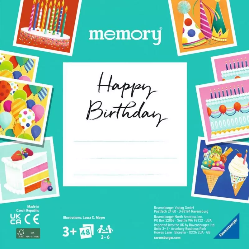 memory moments - Feliz cumpleaños, juego de memoria