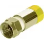 Conector coaxial tipo F Megasat 1200377 Latón 7,3 mm