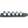 Juego de vasos Hazet 900E-SR/5 — accionamiento de 1/2 pulgadas vasos TORX cortos E12–E20