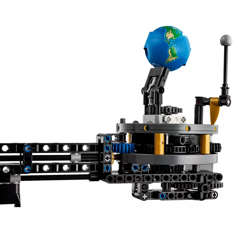 LEGO Technic Planeta Tierra y Luna en órbita, juegos espaciales para niños y niñas a partir de 10 años, sistema solar, juguete de construcción con planetas