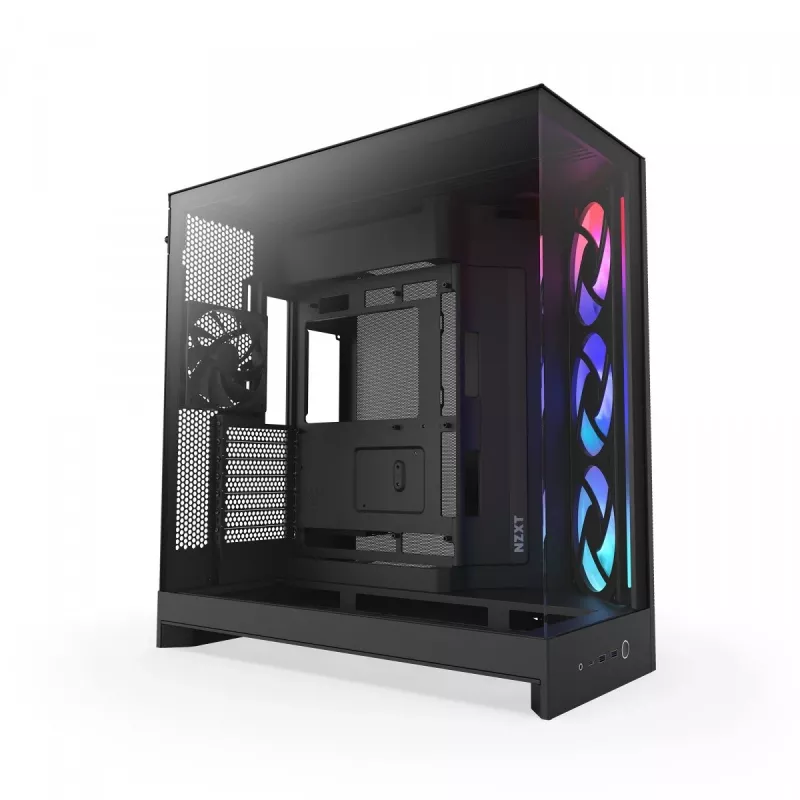 Caja PC NZXT H9 Flow RGB Midi Tower Negra