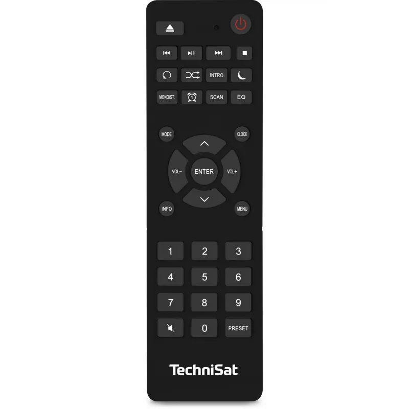 TechniSat DigitRadio 370 CD BT - sistema de audio - 2 x 5 vatios - negro