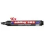 Rotulador Edding 363 Punta biselada Negro