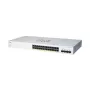 Switch Gigabit PoE L2 gestionado Cisco CBS220-24FP-4G — 24x Gigabit RJ-45, PoE, 56 Gbit/s, MAC 8192, montaje en rack