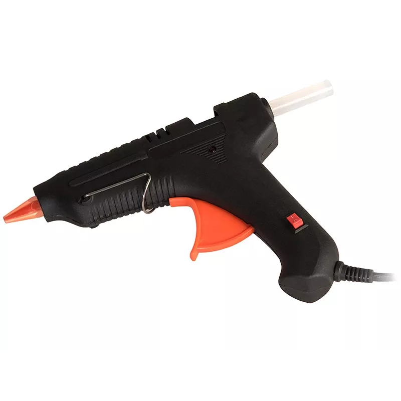 Pistola de pegamento TRACER 46512 P3 negra 100W