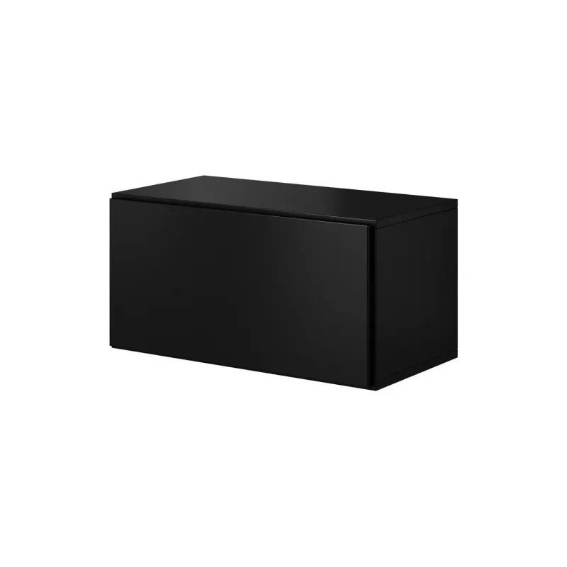 Conjunto de muebles de salón Cama ROCO 3 (2xRO3+2xRO4+2xRO1) negro/negro/negro