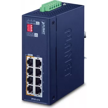 Switch Ethernet Gigabit industrial de 4 puertos PLANET IP30