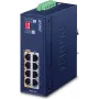 PLANET IPOE-470 hub inyector PoE++ 802.3bt Gigabit industrial IP30 de 4 puertos