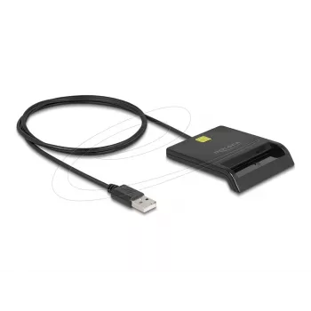 Lector de tarjetas inteligentes DeLOCK 91724 USB Type-A negro